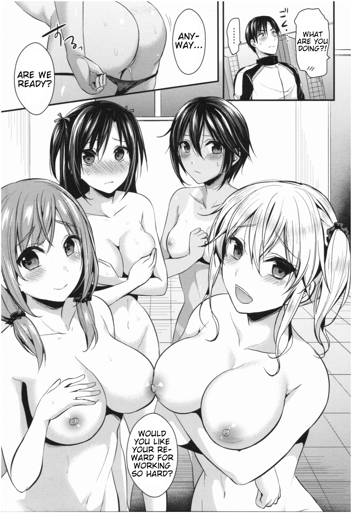 Hentai Manga Comic-Girls' Athletics Club Harem Training-Chapter 6-9